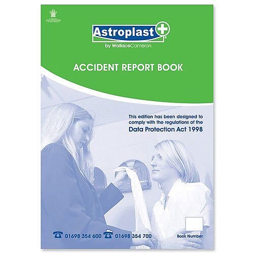 Wallace Cameron Accident Report Book A4 Hunt Office UK