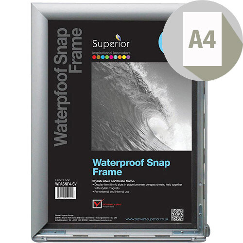 Waterproof A4 W350xD260xH21mm Snapframe PVC Anti-Glare Rubber Seal Cover Includes Screw Kit Silver Waterproof A4 W350xD260xH21mm Snapframe PVC Anti-Glare Rubber Seal Cover Includes Screw Kit Silver