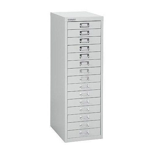 Bisley SoHo Multi-Drawers 15-Drawer 51mm Drawer Height Silver Bisley SoHo Multi-Drawers 15-Drawer 51mm Drawer Height Silver