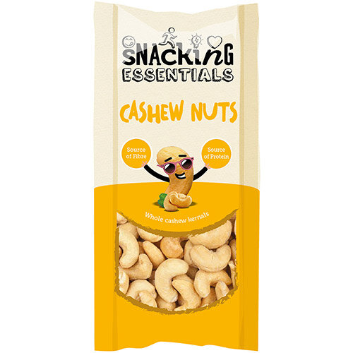 Snacking Essentials Cashew Nut Shot Packs 40g Ref 106140 Pack of 16 Snacking Essentials Cashew Nut Shot Packs 40g Ref 106140 Pack of 16