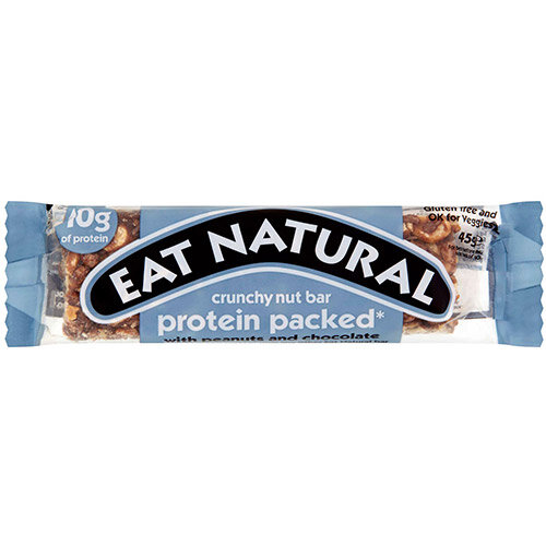 Eat Natural Crunchy Nut Bar Peanuts &Chocolate 45g Ref PRO Pack of 12 Eat Natural Crunchy Nut Bar Peanuts &Chocolate 45g Ref PRO Pack of 12
