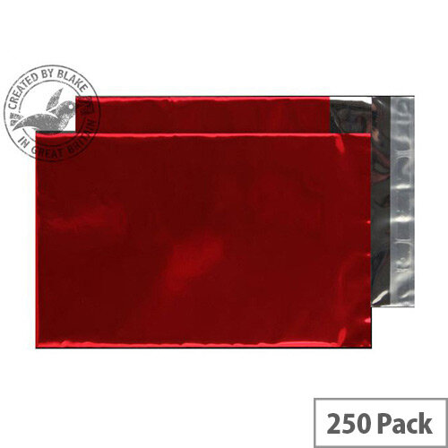 Purely Packaging C5 Metallic Red Foil Pocket 70 Mic Protective Envelopes Pack of 250 Purely Packaging C5 Metallic Red Foil Pocket 70 Mic Protective Envelopes Pack of 250