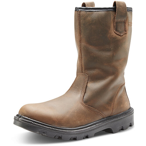 Click Footwear Sherpa Rigger Safety Work Boots Dual Density PU/Rubber
