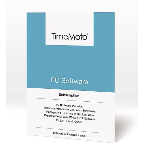 Safescan TimeMoto Cloud Time Attendance Software Unlimited Users Safescan TimeMoto Cloud Time Attendance Software Unlimited Users