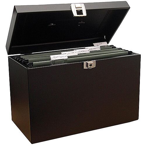 Home File with 5 Suspension Files 2 Keys and Index Tabs Steel Foolscap Black Home File with 5 Suspension Files 2 Keys and Index Tabs Steel Foolscap Black