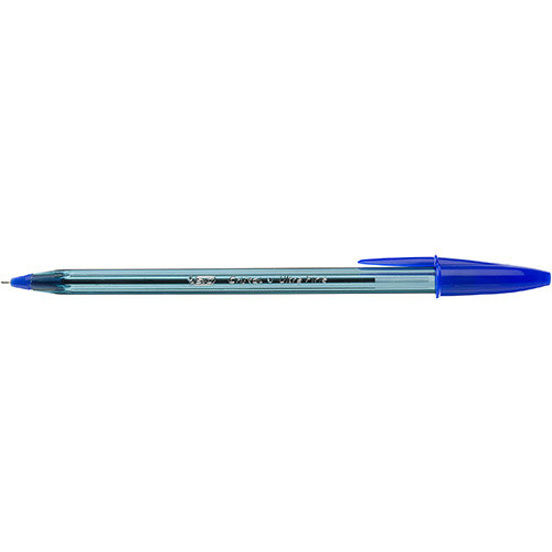 BIC Cristal Exact Ballpoint Pens Ultra Fine 0.7mm Tip Blue Ref 992605 Pack of 20 BIC Cristal Exact Ballpoint Pens Ultra Fine 0.7mm Tip Blue Ref 992605 Pack of 20