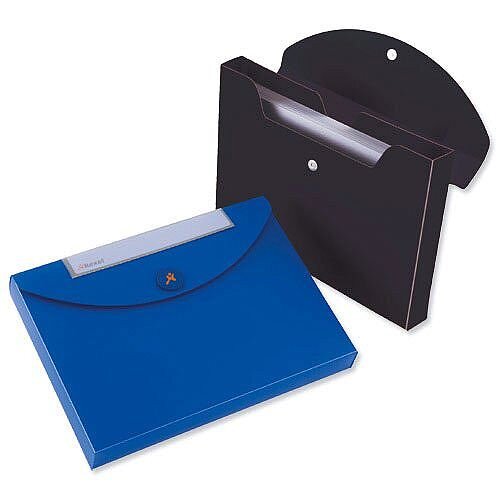 Rexel Optima A4 Box File Plastic Black Magnetic Seal for 400 Sheets 40mm Rexel Optima A4 Box File Plastic Black Magnetic Seal for 400 Sheets 40mm