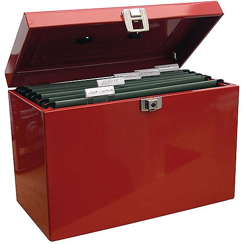 Home File with 5 Suspension Files 2 Keys and Index Tabs Steel Foolscap Red Home File with 5 Suspension Files 2 Keys and Index Tabs Steel Foolscap Red
