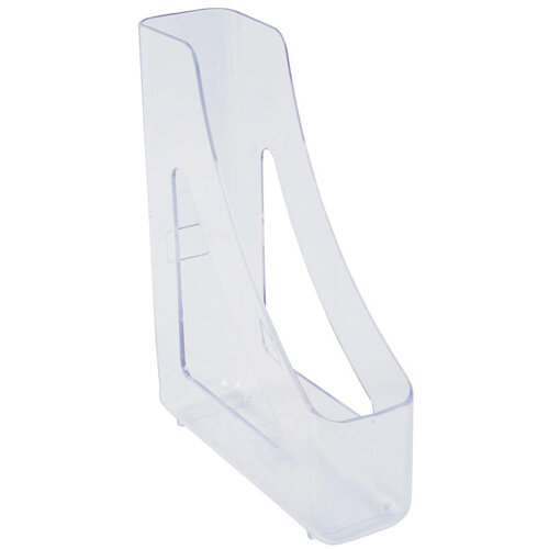 A4 Foolscap Corporate Magazine File Vertical Storage Crystal Clear for Magazines and Books A4 Foolscap Corporate Magazine File Vertical Storage Crystal Clear for Magazines and Books