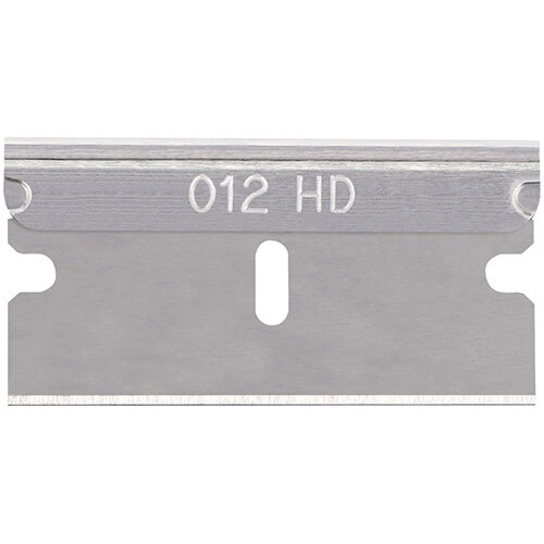 Pacific Handy Cutter Standard Single Edge HD Notched Blade Silver Ref RB-012 Pack 100