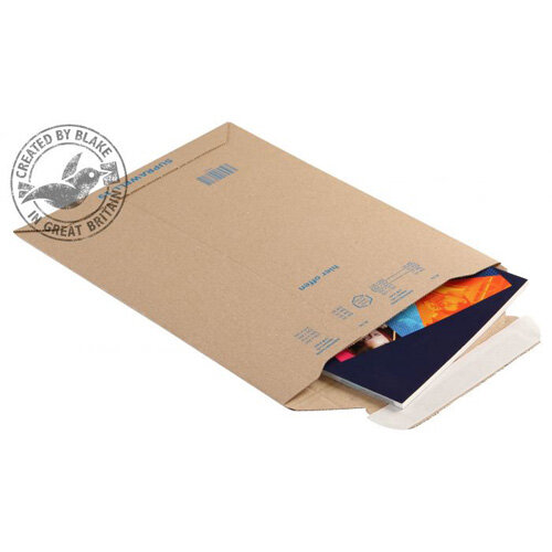 Blake Purely Packaging 280x200mm Peel and Seal Pocket Envelopes Kraft Pack of 100 Blake Purely Packaging 280x200mm Peel and Seal Pocket Envelopes Kraft Pack of 100