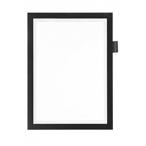 Durable Duraframe Magnetic 5 Sheets Pen Holder A4 Black Ref 499301 Durable Duraframe Magnetic 5 Sheets Pen Holder A4 Black Ref 499301