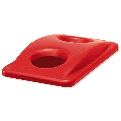 Rubbermaid Slim-Jim Recycling Bottle Lid for Slim-Jim Container Red Ref 2692-88 169784 Rubbermaid Slim-Jim Recycling Bottle Lid for Slim-Jim Container Red Ref 2692-88 169784