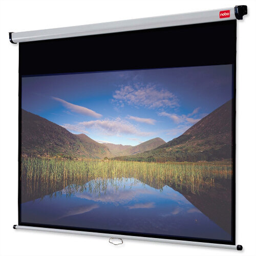 Nobo DLP LCD Projection Screen Widescreen 16:10 W1750 x H1093mm 1902550