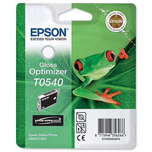 Epson (T0540) Gloss Optimiser Original Ink Cartridge 400+ Page Yield (C13T05404010)