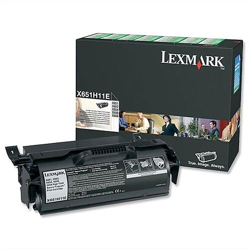 Lexmark T650H11E Black High Yield Toner For T650 Series