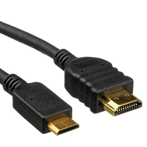 Connekt Gear Standard HDMI Male to Mini HDMI Male Display Cable 4K/UHD Ethernet 2m Black Connekt Gear Standard HDMI Male to Mini HDMI Male Display Cable 4K/UHD Ethernet 2m Black