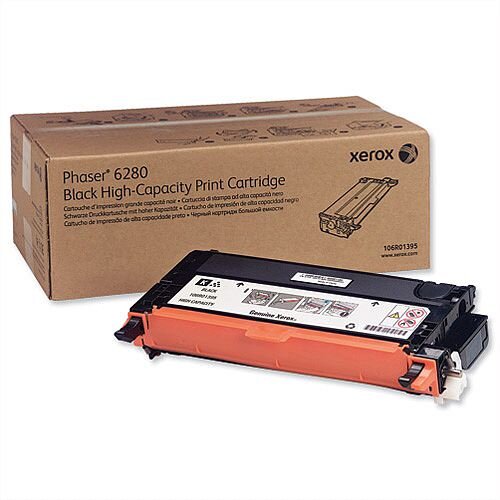 Xerox Laser Toner Cartridge High Yield Page Life 7000 Black Ref 106R01395 Xerox Laser Toner Cartridge High Yield Page Life 7000 Black Ref 106R01395