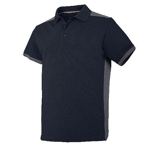 Snickers 2715 AllroundWork Polo Shirt Size XL Navy/Steel Grey Snickers 2715 AllroundWork Polo Shirt Size XL Navy/Steel Grey