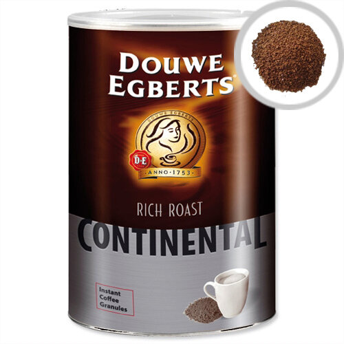 Douwe Egberts Continental Rich Roast Instant Coffee 750g Tin Pack 1 4011111 Douwe Egberts Continental Rich Roast Instant Coffee 750g Tin Pack 1 4011111