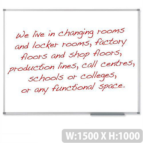 Nobo Classic Magnetic Whiteboard 1500 x 1000mm Aluminium Nobo Classic Magnetic Whiteboard 1500 x 1000mm Aluminium