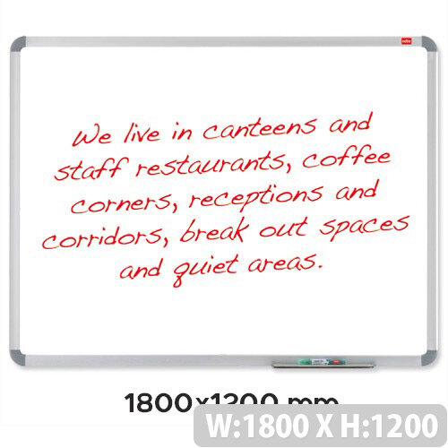 Nobo Classic Magnetic Whiteboard 1800 x 1200mm Aluminium Nobo Classic Magnetic Whiteboard 1800 x 1200mm Aluminium