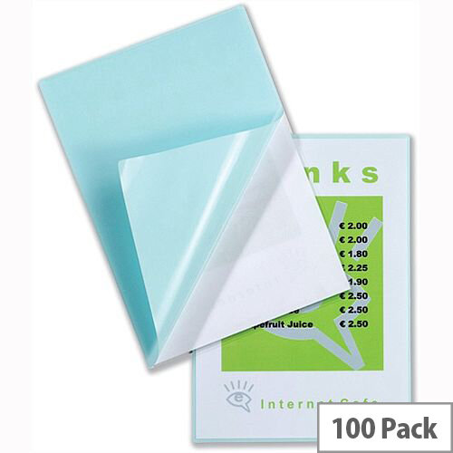 GBC A4 Self Adhesive Laminating Pouches Gloss 250 Micron Pack 100 GBC A4 Self Adhesive Laminating Pouches Gloss 250 Micron Pack 100