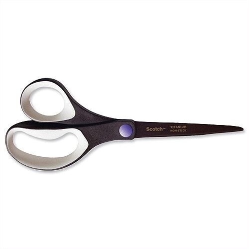 Titanium Non Stick Scissors 200mm Ambidextrous Comfort Handles Scotch Titanium Non Stick Scissors 200mm Ambidextrous Comfort Handles Scotch