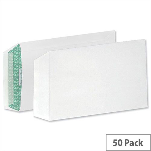 Basildon Bond C5 White 100gsm Envelopes Peel and Seal Pocket Pack 50 Ref B80277