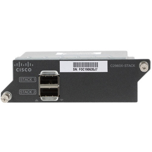 Cisco FlexStack-Plus - Network stacking module - for Catalyst 2960X-24, 2960X-48, 2960XR-24 Cisco FlexStack-Plus - Network stacking module - for Catalyst 2960X-24, 2960X-48, 2960XR-24