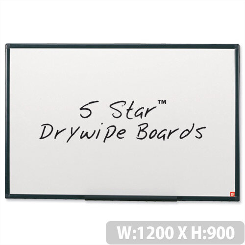 Whiteboard Lightweight 1200 x 900mm 5 Star – Wall-Mountable, Accessory Kit, Non-Magnetic, Graphite Frame, Home Or Office, Drywipe &Wall Fixing Method (296980) Whiteboard Lightweight 1200 x 900mm 5 Star – Wall-Mountable, Accessory Kit, Non-Magnetic, Graphite Frame, Home Or Office, Drywipe &Wall Fixing Method (296980)