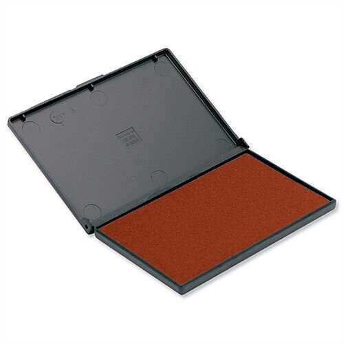 Red Ink Stamp Pad 110x70mm 5 Star Hunt Office UK