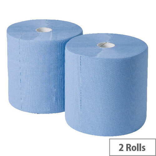 2Work Industrial &Garage Tissues Refill Dispenser Paper Cleaning Rolls 3-Ply 170m x 250mm Pack of 2 Blue Rolls GEM503B 2Work Industrial &Garage Tissues Refill Dispenser Paper Cleaning Rolls 3-Ply 170m x 250mm Pack of 2 Blue Rolls GEM503B