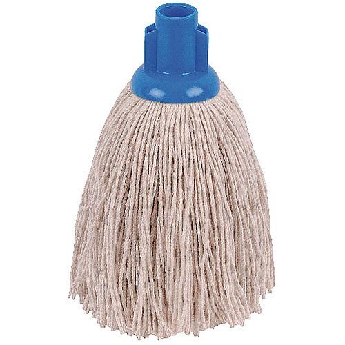 2Work 12oz Twine Rough Socket Mop Head Blue Pack of 10 PJTB1210I 2Work 12oz Twine Rough Socket Mop Head Blue Pack of 10 PJTB1210I