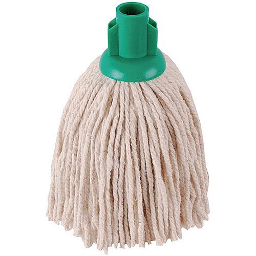2Work 12oz PY Smooth Socket Mop Head Green Pack of 10 PJYG1210I 2Work 12oz PY Smooth Socket Mop Head Green Pack of 10 PJYG1210I