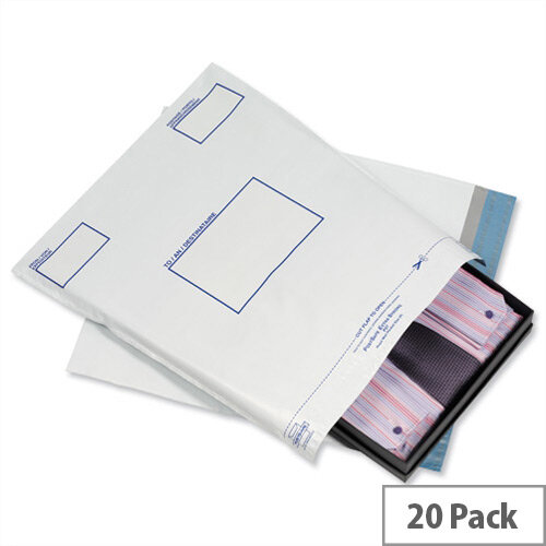 Keepsafe Protective Envelopes DX Opaque Extra Strong Polythene 400x430mm Box of 20