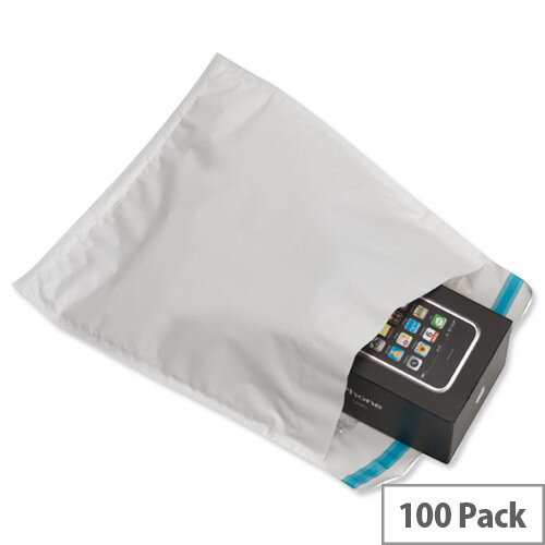 Ampac 170 x 245mm White Extra-Strong Padded Polythene Protective Envelopes Pack 100 Ampac 170 x 245mm White Extra-Strong Padded Polythene Protective Envelopes Pack 100