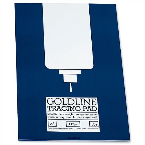 Goldline Heavyweight A3 Tracing Pad 50 Sheets GPT3A3Z
