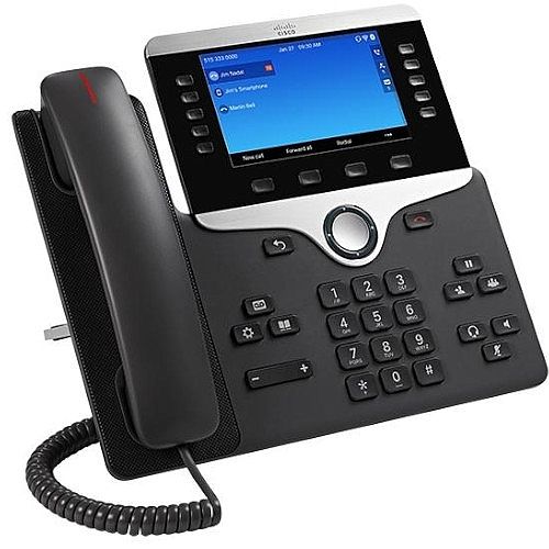 Cisco IP Phone 8841 - VoIP phone - SIP, RTCP, RTP, SRTP, SDP - 5 lines Cisco IP Phone 8841 - VoIP phone - SIP, RTCP, RTP, SRTP, SDP - 5 lines