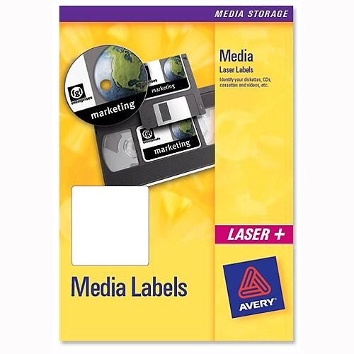 Avery Video Spine Laser Labels 16 per Sheet 145x17mm L7674-25 400 Labels