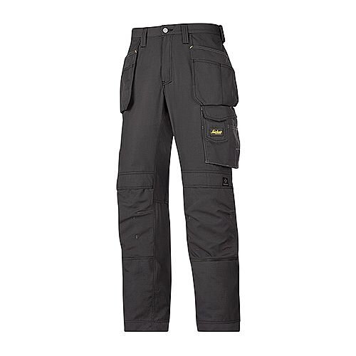 Snickers 3213 Craftsmen Holster Pocket Trousers Rip-Stop Size 152 36"/35" Black Snickers 3213 Craftsmen Holster Pocket Trousers Rip-Stop Size 152 36"/35" Black