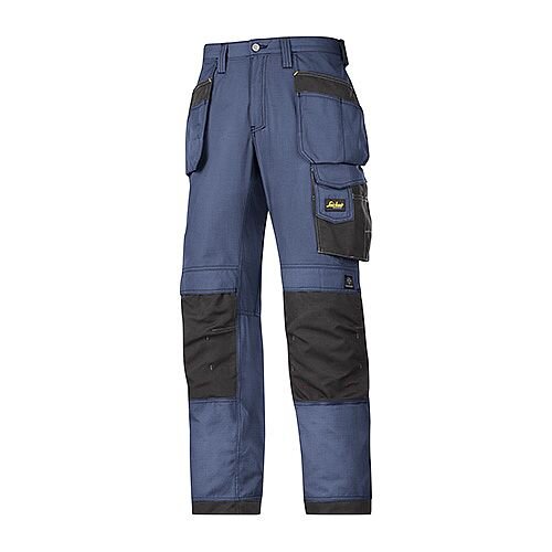 Snickers 3213 Craftsmen Holster Pocket Trousers Rip-Stop Navy/Black Snickers 3213 Craftsmen Holster Pocket Trousers Rip-Stop Navy/Black