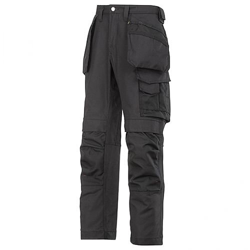 Snickers 3214 Canvas+ Trousers With Holster Pocket Black Snickers 3214 Canvas+ Trousers With Holster Pocket Black
