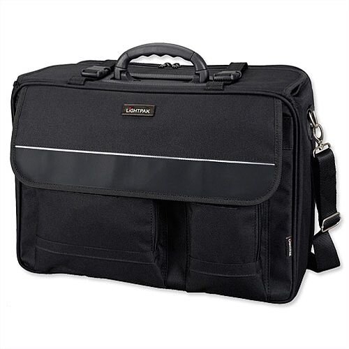 Overnight Pilot Case Detachable 17 Inches Laptop Sleeve Black Nylon Lightpak The Flight