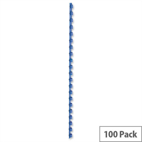Binding Combs Plastic 21 Ring 55 Sheets A4 8mm Blue Pack 100 5 Star Binding Combs Plastic 21 Ring 55 Sheets A4 8mm Blue Pack 100 5 Star