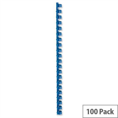 Binding Combs Plastic 21 Ring 110 Sheets A4 12mm Blue Pack 100 5 Star Binding Combs Plastic 21 Ring 110 Sheets A4 12mm Blue Pack 100 5 Star