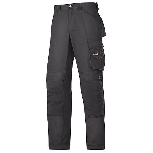 Snickers 3313 Craftsman Trousers Rip-Stop Black Waist 36" Inside leg 35" Size 152 Snickers 3313 Craftsman Trousers Rip-Stop Black Waist 36" Inside leg 35" Size 152