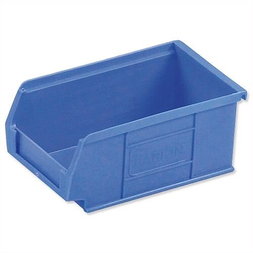 TC2 Container Bin Heavy Duty Polypropylene W165xD100xH75mm Blue Pack 20 TC2 Container Bin Heavy Duty Polypropylene W165xD100xH75mm Blue Pack 20