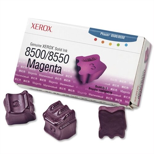 Xerox 108R00670 Ink Sticks Magenta for Phaser 8500 8550 Pack 3 Xerox 108R00670 Ink Sticks Magenta for Phaser 8500 8550 Pack 3