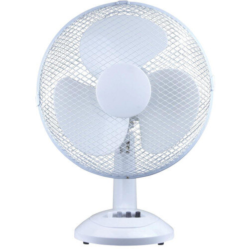 Office Desk Fan Oscillating Tilt and Lock H500mm Dia.305mm 5 Star